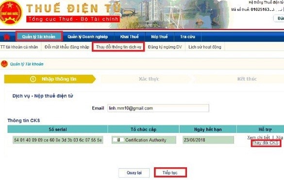 Hướng Dẫn Cập Nhật Chữ Ký Số Trên Hệ Thống Thuế Điện Tử