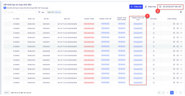 Hướng Dẫn Gửi Dữ Liệu Hóa Đơn Điện Tử Từ Máy Tính Tiền Đến Cơ Quan Thuế
