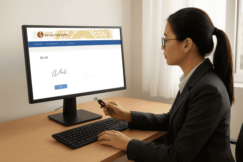 Hướng Dẫn Đăng Ký Chữ Ký Số Trên Dịch Vụ Công Kho Bạc Nhà Nước