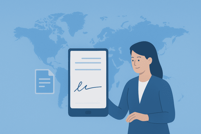 Hướng Dẫn Ký Hợp Đồng Điện Tử Cho Đối Tác Nước Ngoài