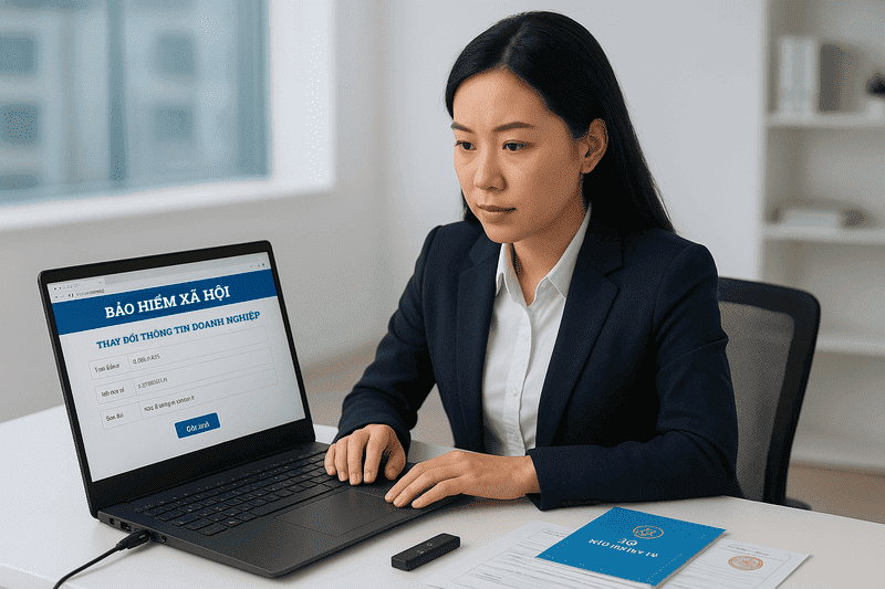 Hướng Dẫn Thay Đổi Thông Tin Doanh Nghiệp Trên BHXH Điện Tử