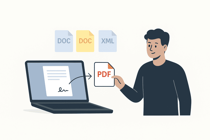 Hướng Dẫn Chuyển Đổi Định Dạng Hợp Đồng Điện Tử